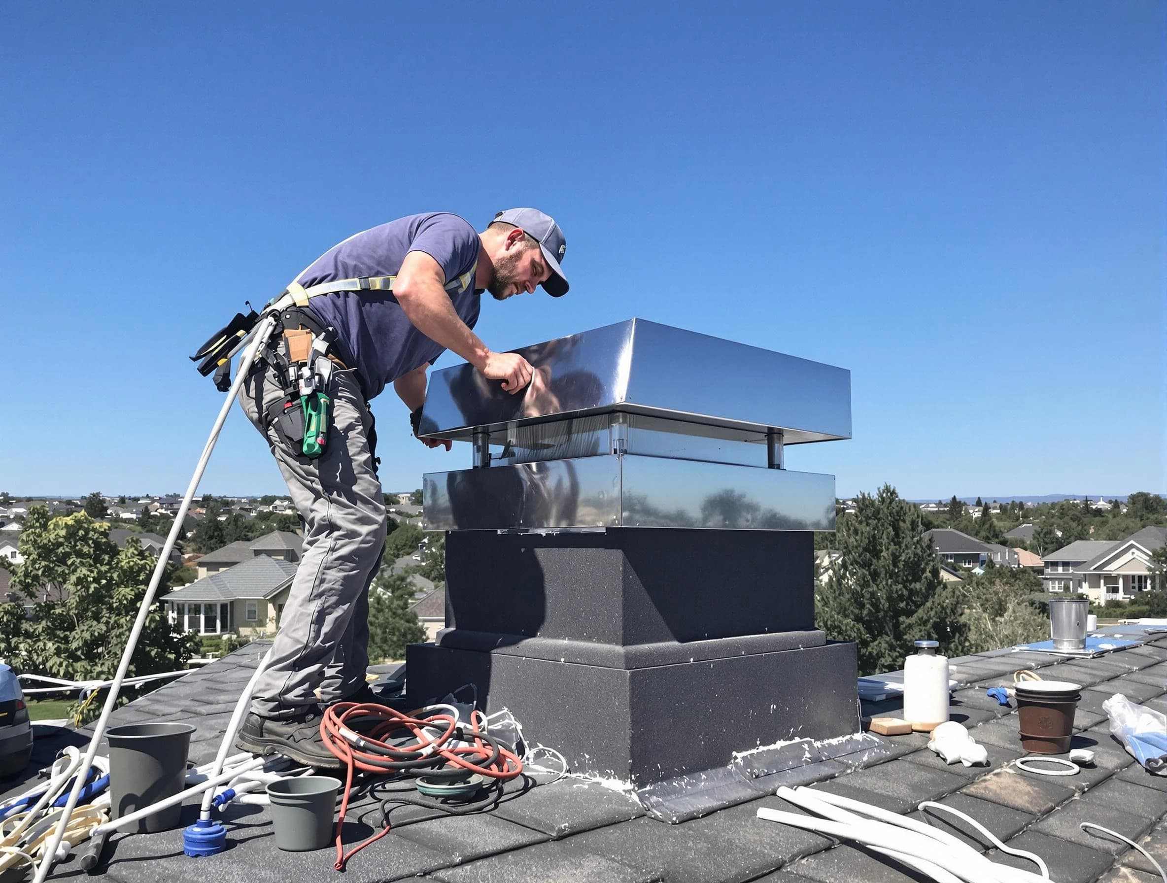 Chimney Cap Services service in The Village, OK